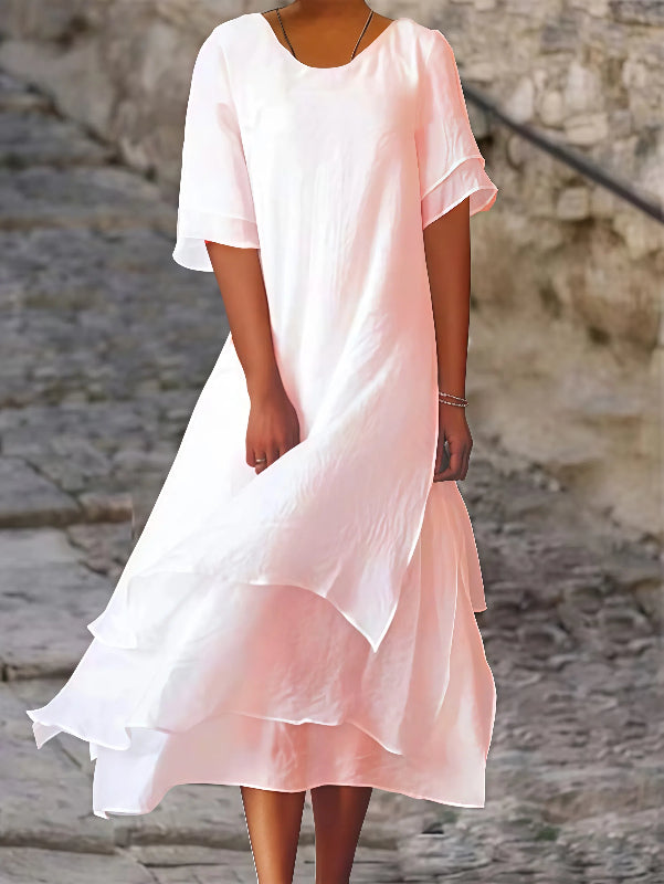 Xilen - Vestido casual con manga corta