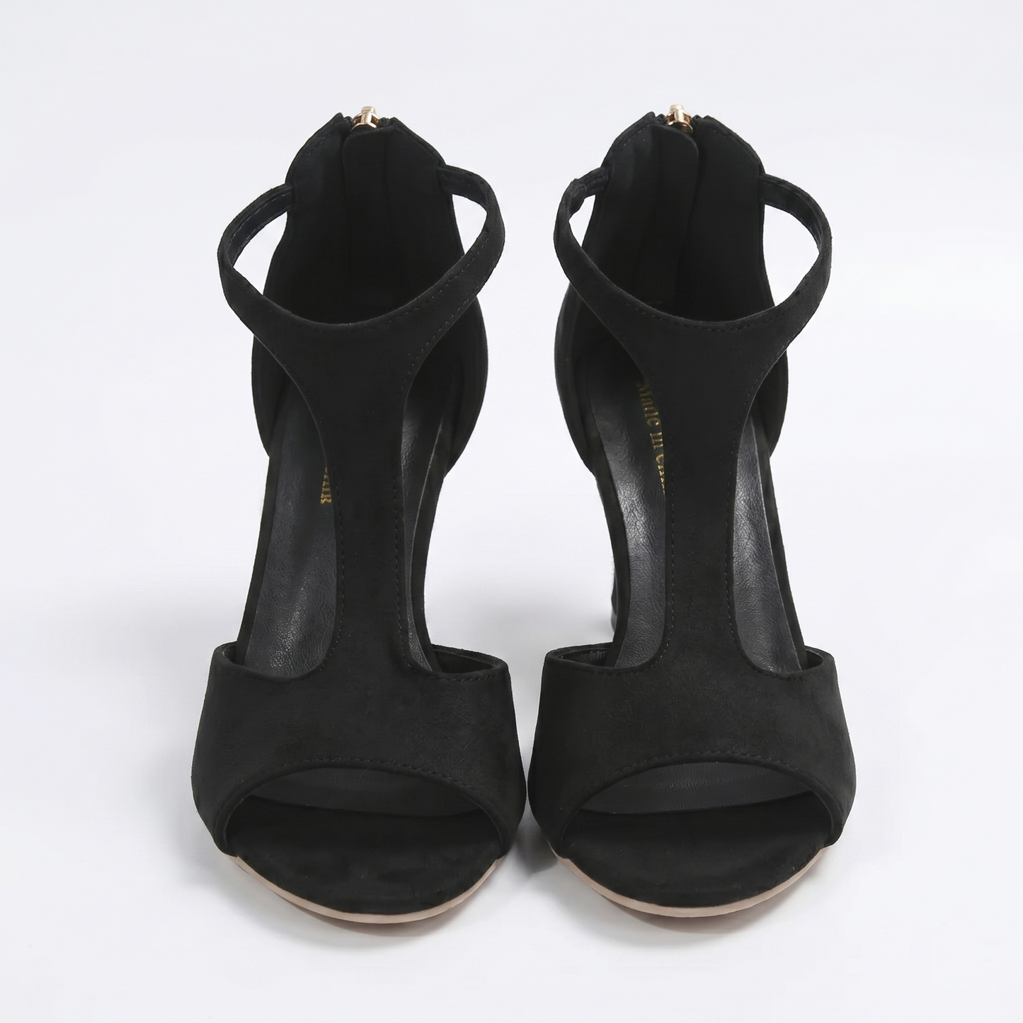 Sandra –  Sandalias de tacón de aguja de ante para mujer