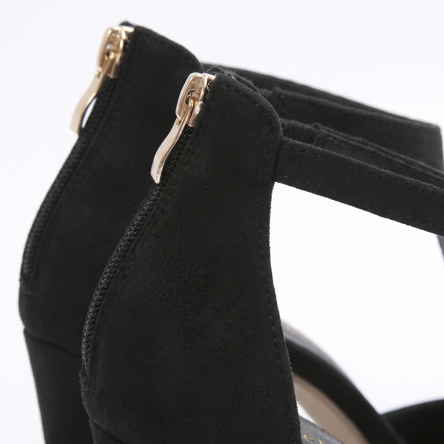 Sandra –  Sandalias de tacón de aguja de ante para mujer