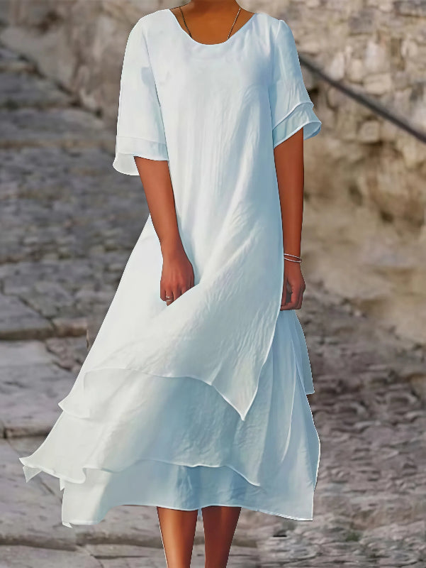 Xilen - Vestido casual con manga corta