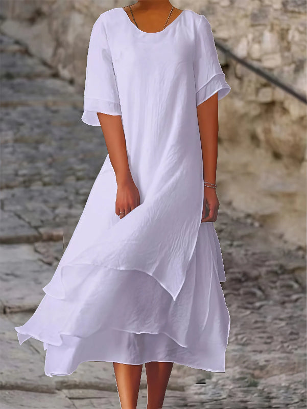 Xilen - Vestido casual con manga corta