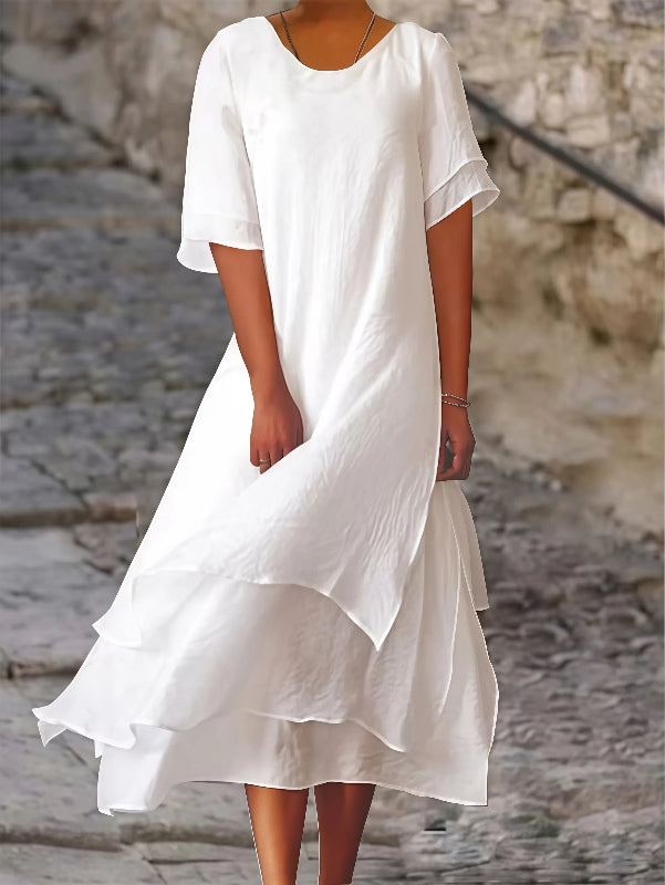 Xilen - Vestido casual con manga corta