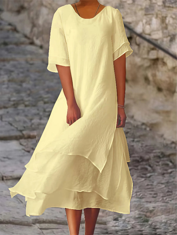 Xilen - Vestido casual con manga corta